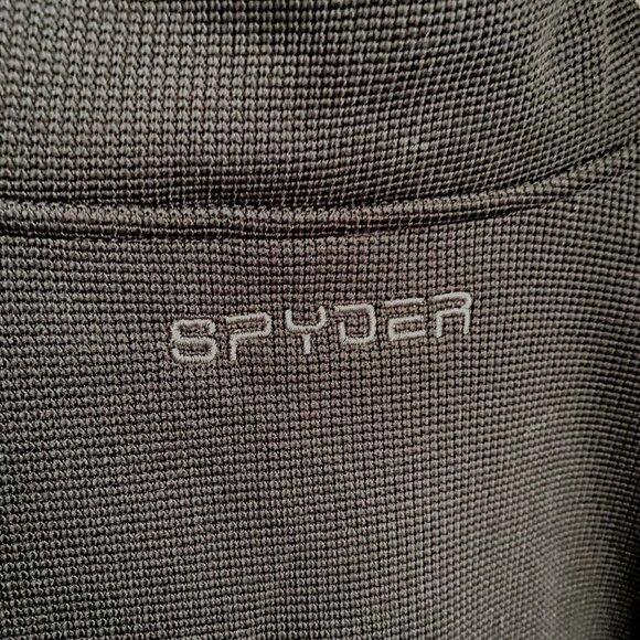Spyder Men's Black Full Zip Long Sleev JAcket - Picture 5 of 7